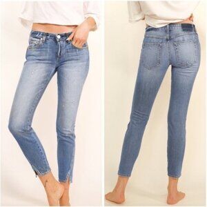 AMO Twist  Wash skinny ankle jeans in Blue Sweet Cheeks size 27